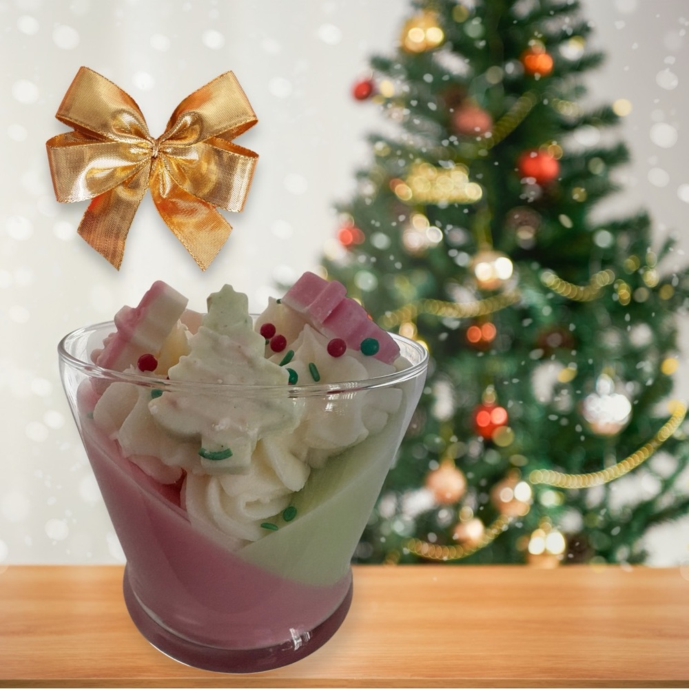 NO WICK Vanilla eggnog & butterscotch bourbon 24oz candle NIB 4 candle warmer